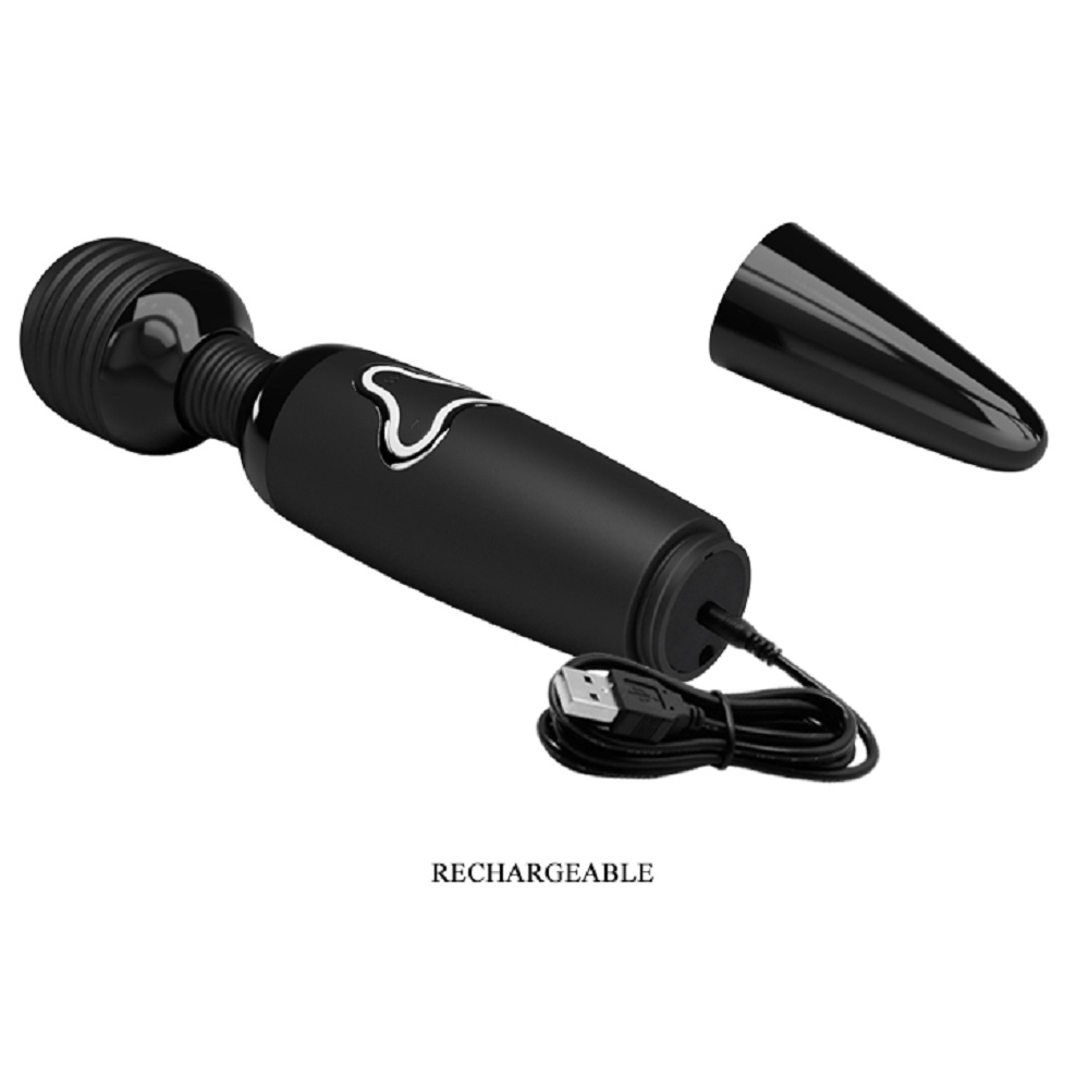 pretty love body wand with led light black 