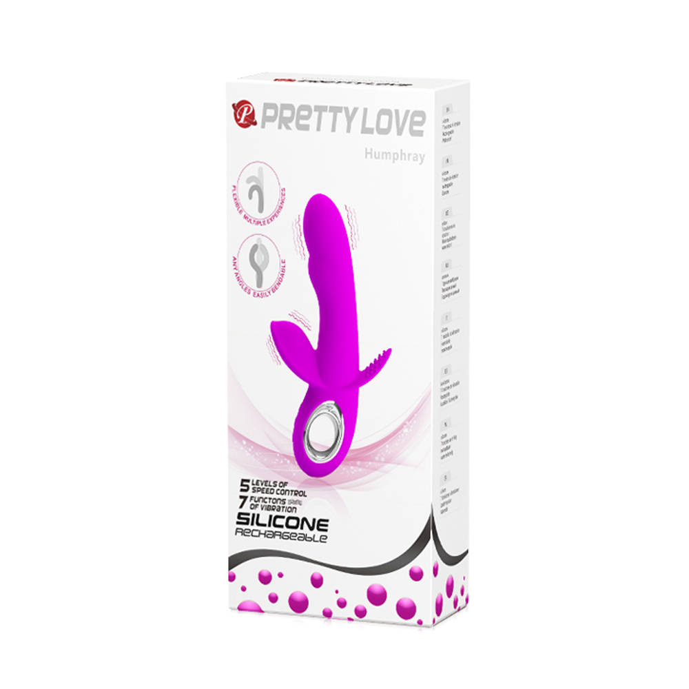 pretty love humphrey bendable front and back  rabbit fuchsia 