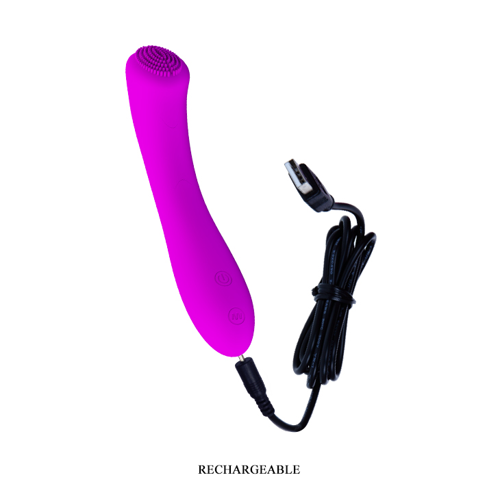 pretty love len rechargeable wand purple 