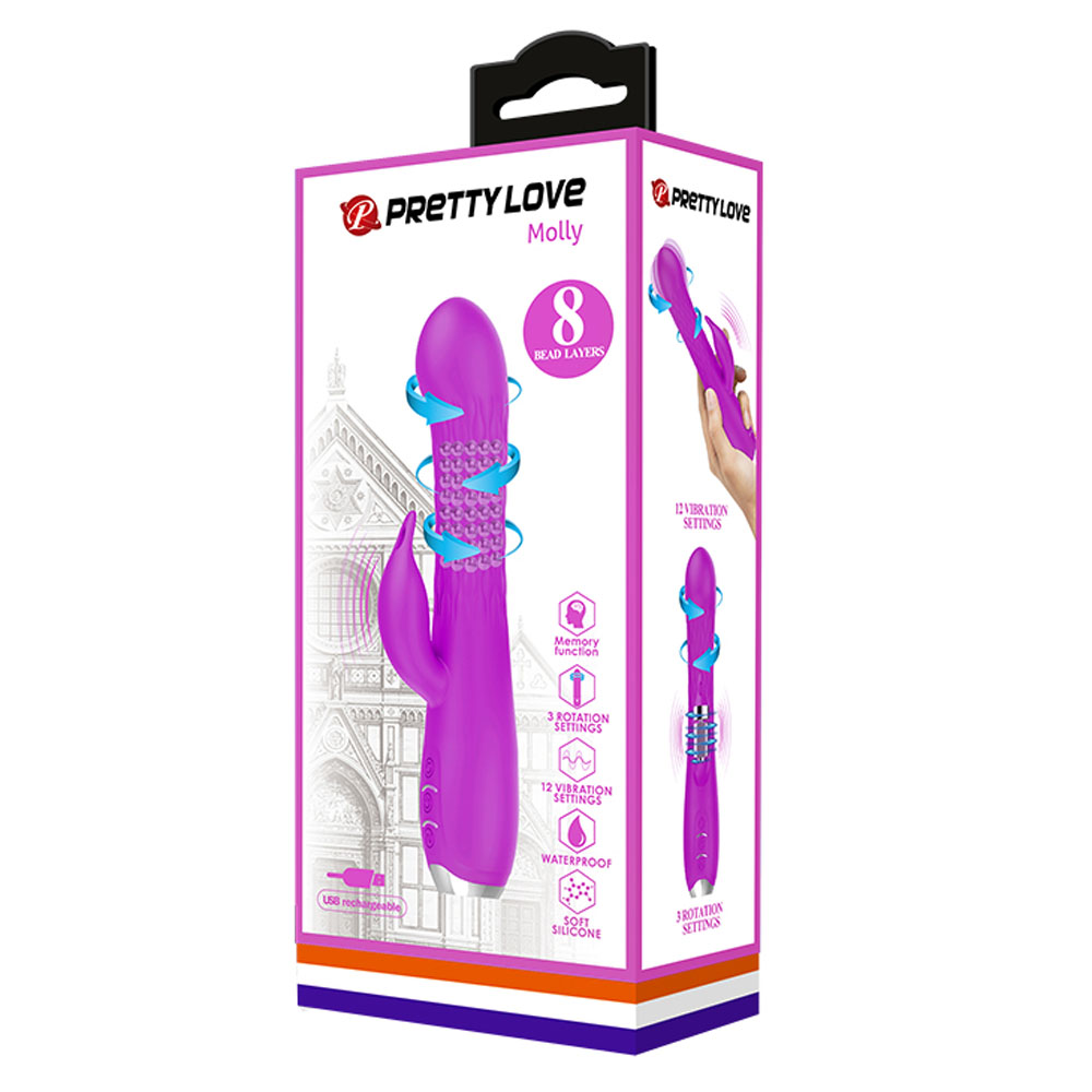 pretty love molly rotating vibrator 