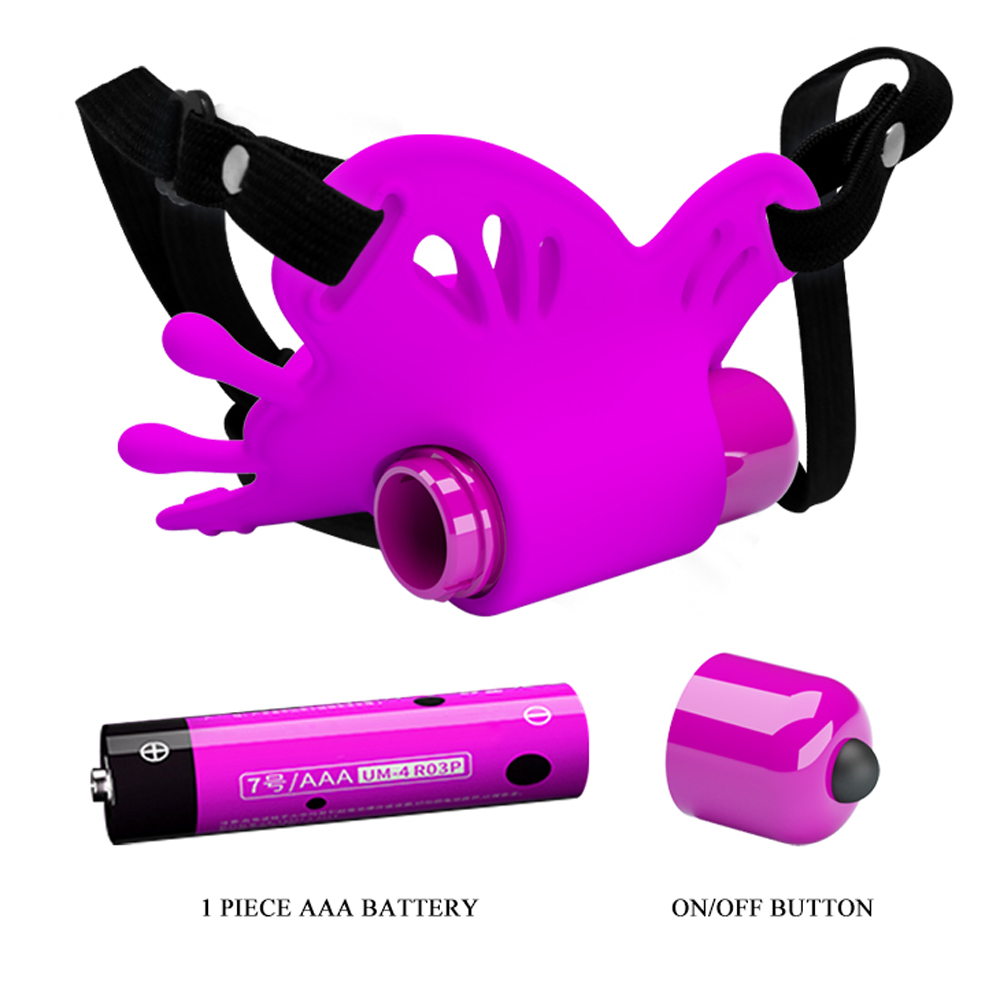 pretty love sloane battery powered clit stim  fuchsia 