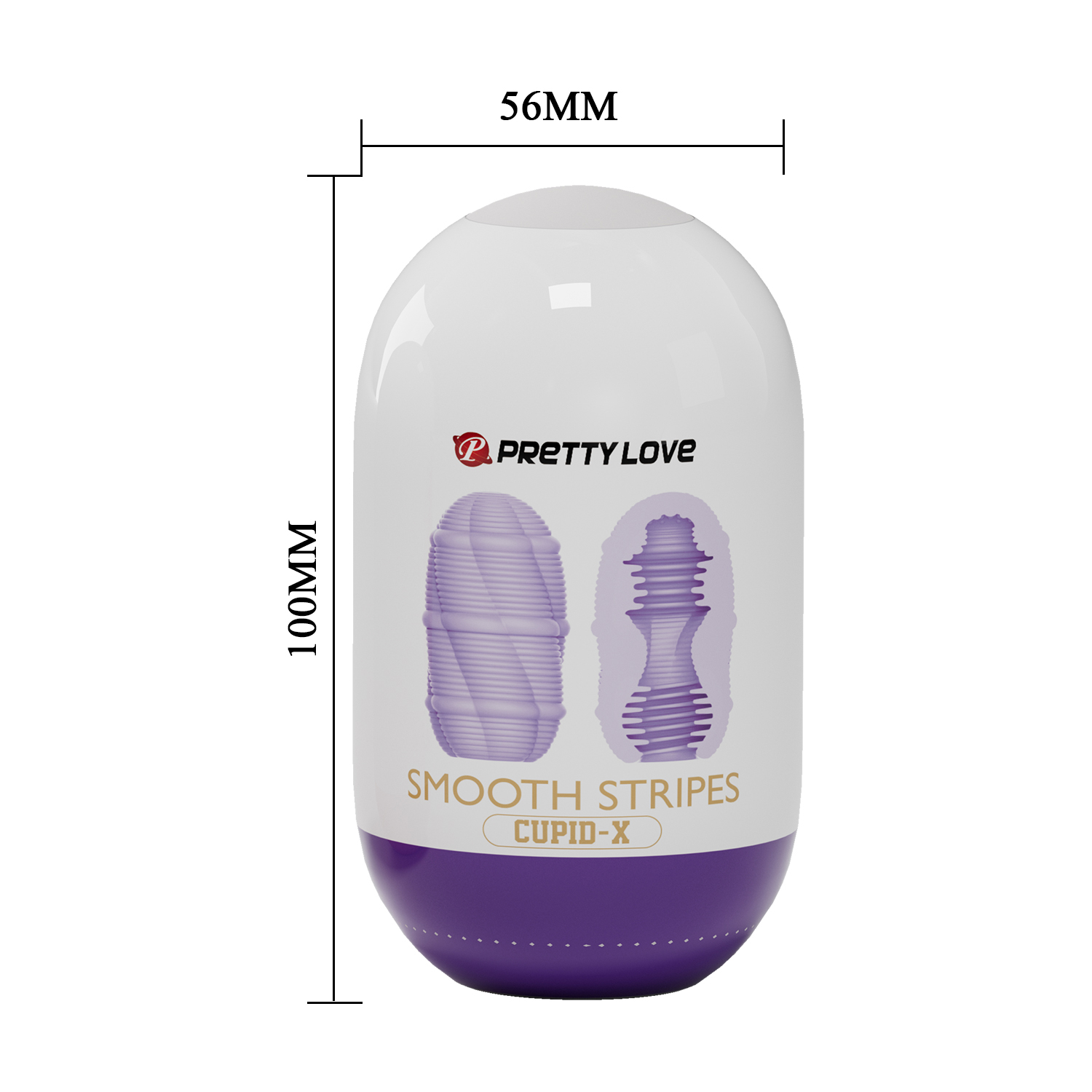 pretty love smooth stripes cupid x purple 