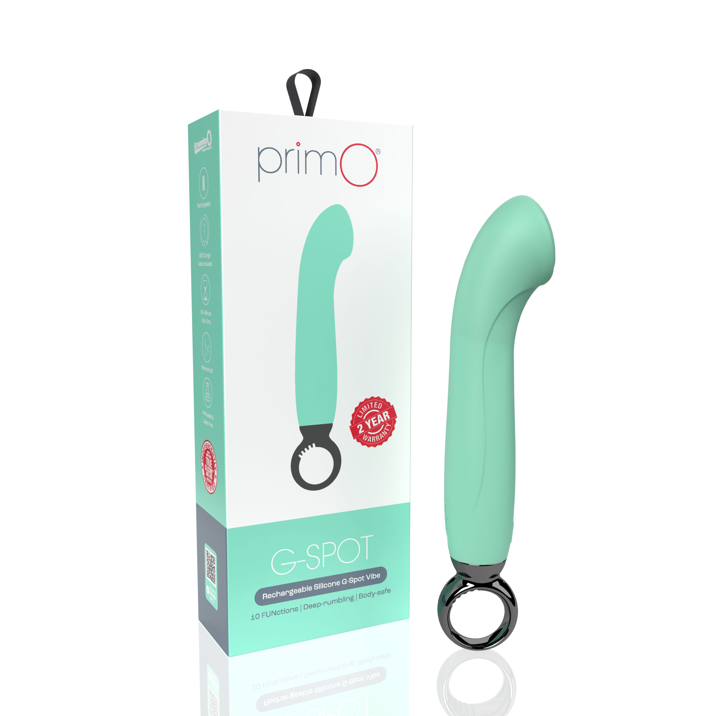 primo g spot rechargeable vibrator kiwi 