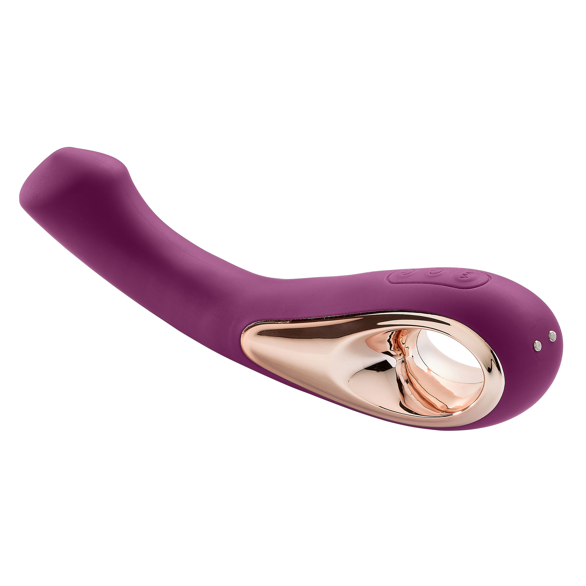 pro sensual roller touch tri function g spot curved form plum 