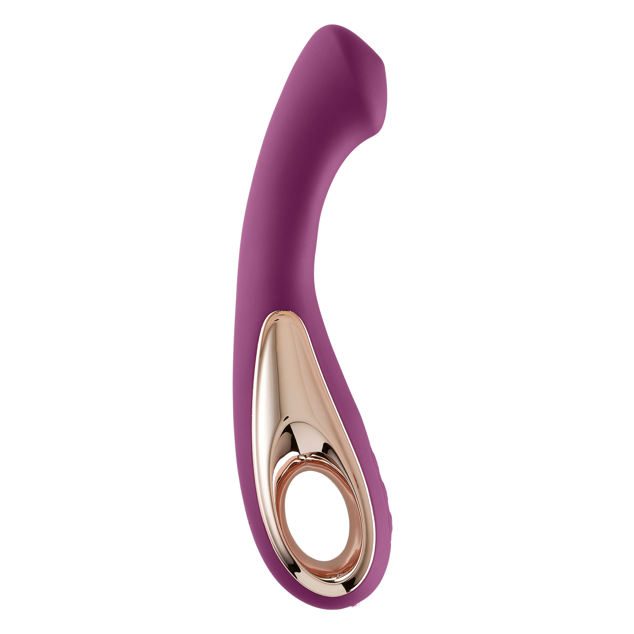 pro sensual roller touch tri function g spot curved form plum 