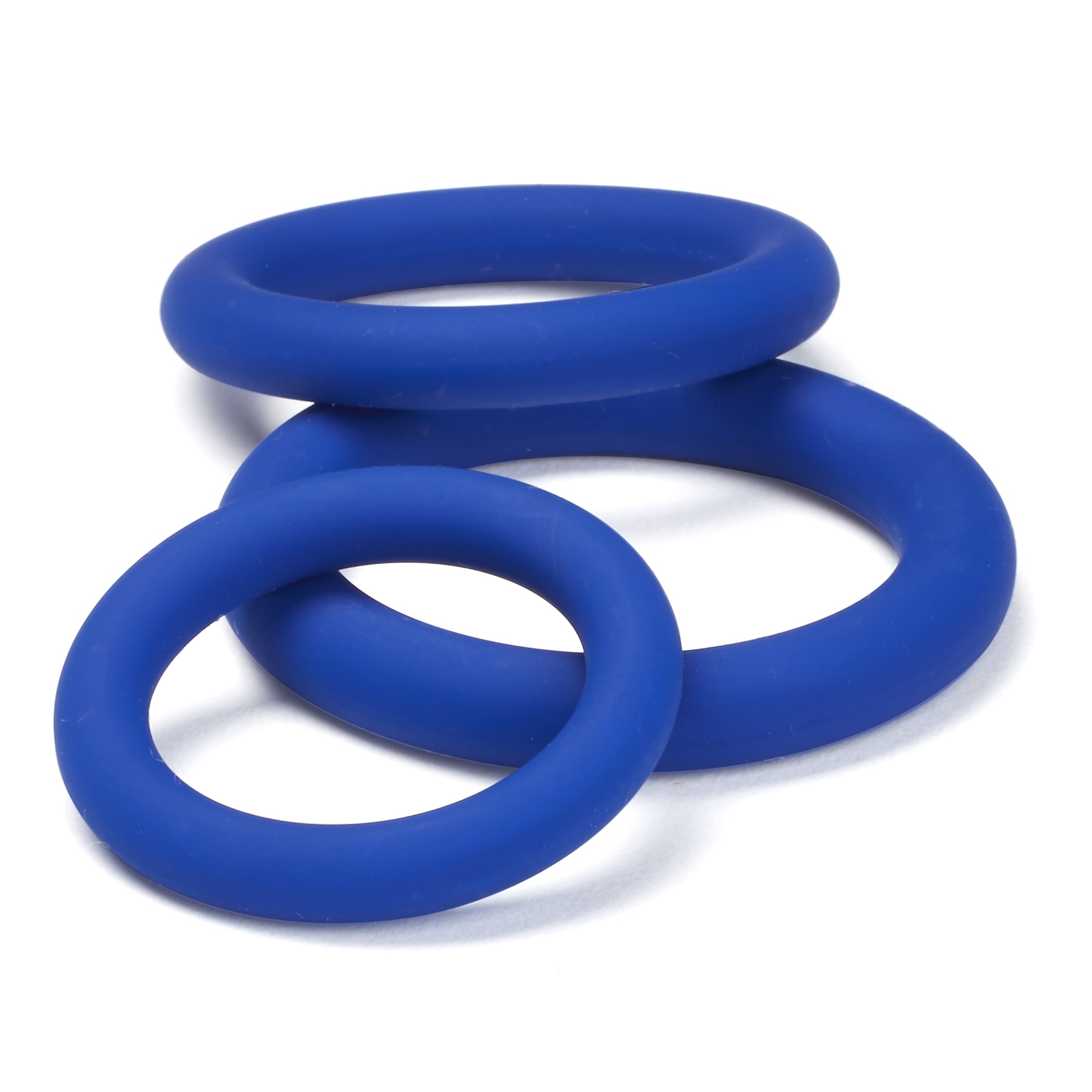 pro sensual silicone cock ring  pack blue 