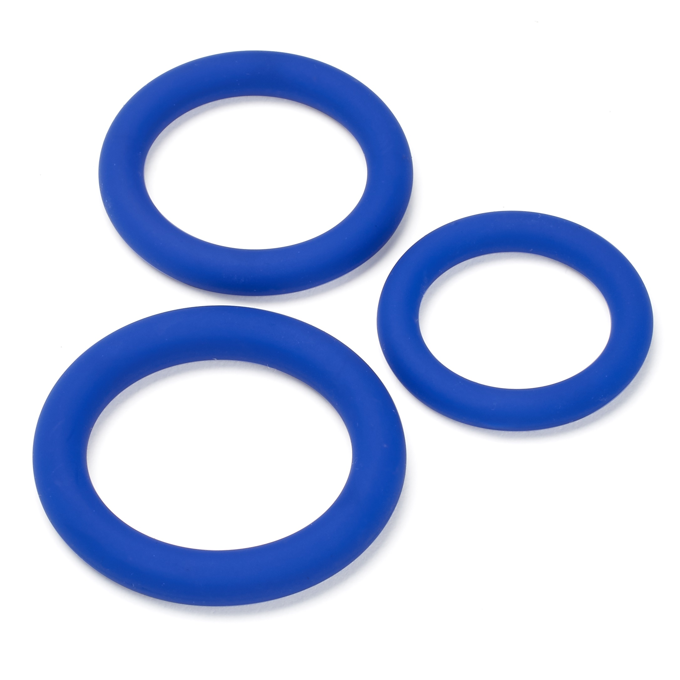 pro sensual silicone cock ring  pack blue 