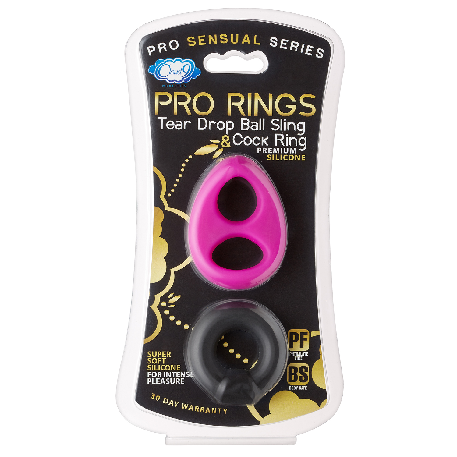 pro sensual silicone tear drop ring  donut sling 