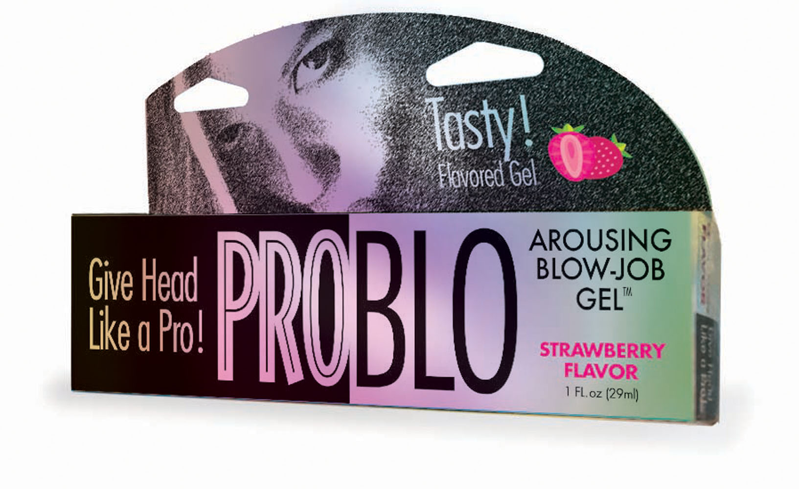 problo arousing blow job gel strawberry . fl. oz. 