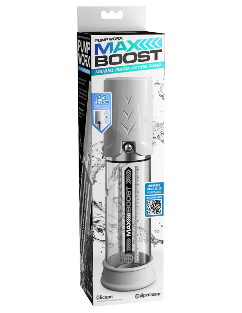 pump work max boost whiteclear 