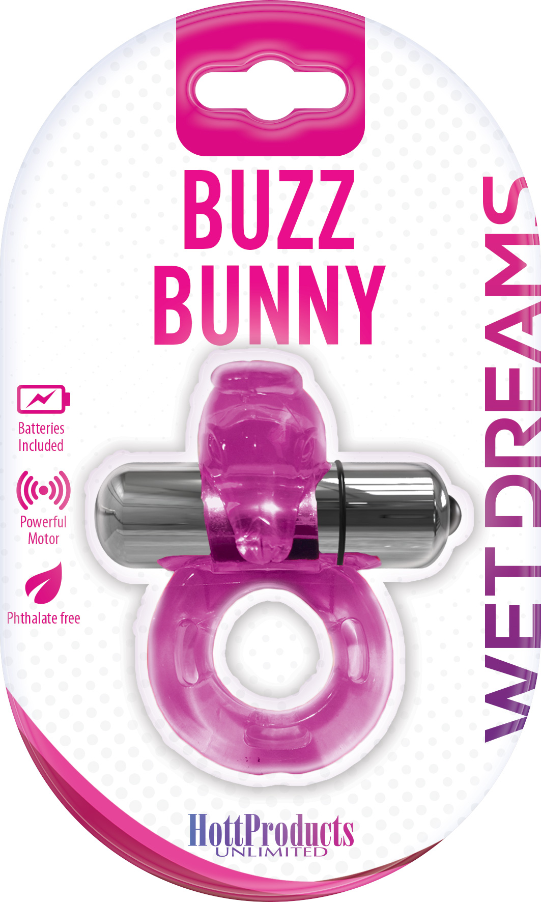 purrfect pet buzz bunny magenta 