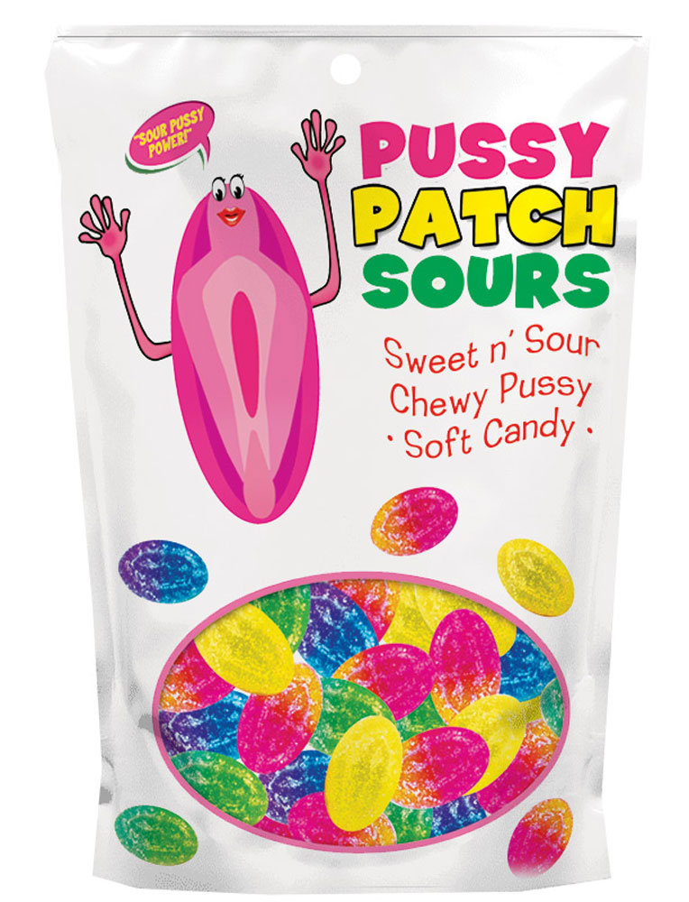 pussy patch sours  piece display 