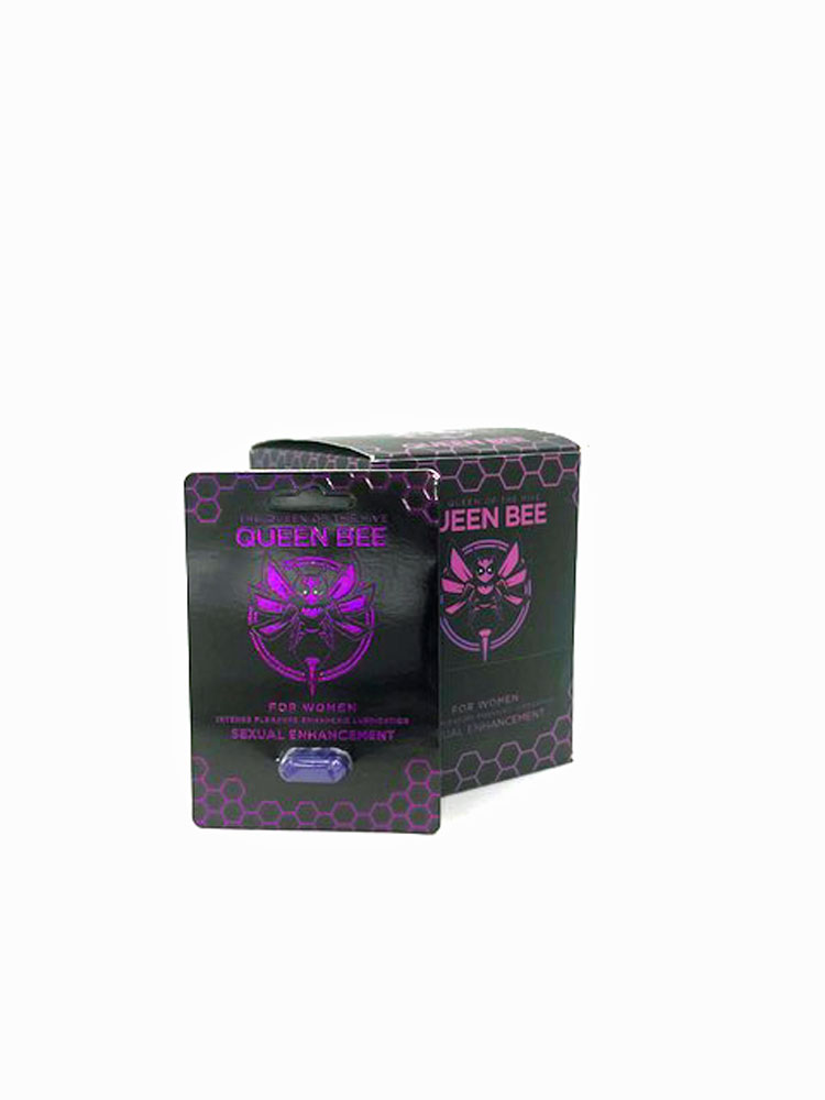 queen bee female enhancer  ct pill display 