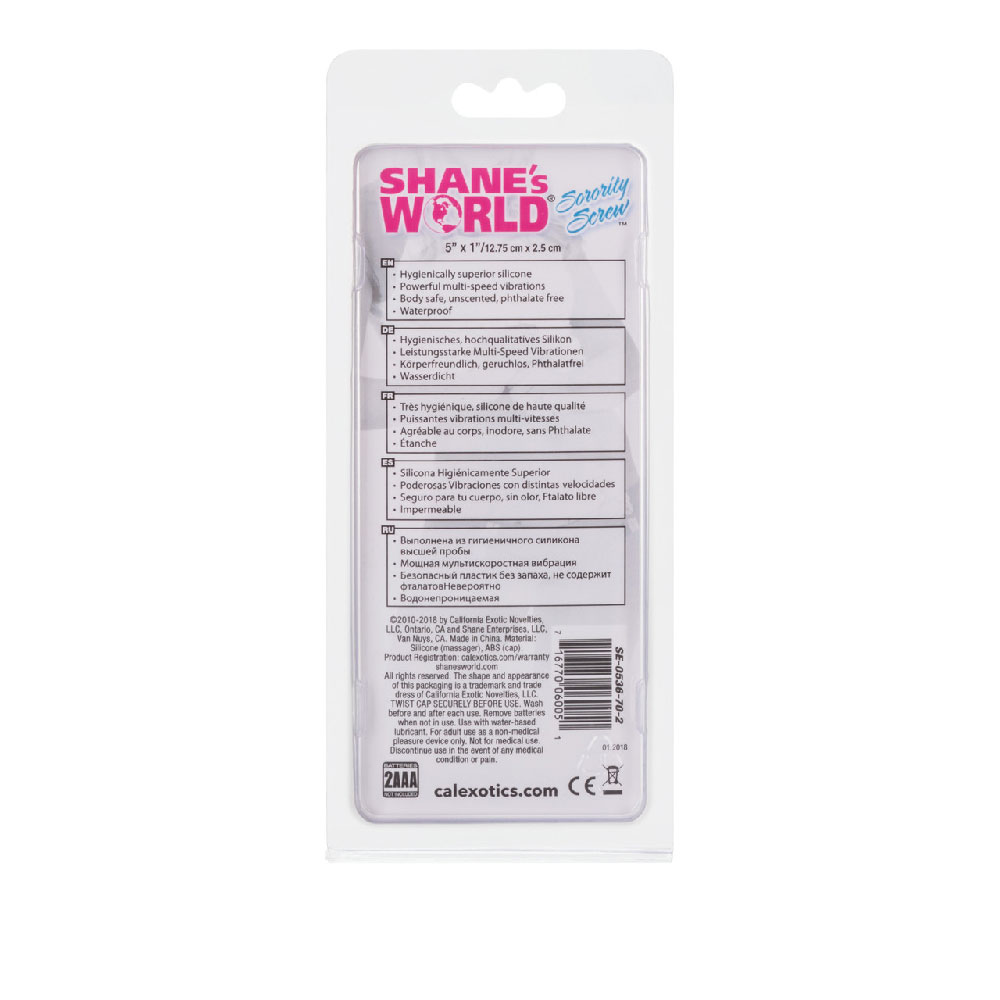 Shanes World Sorority Screw Vibe Pink