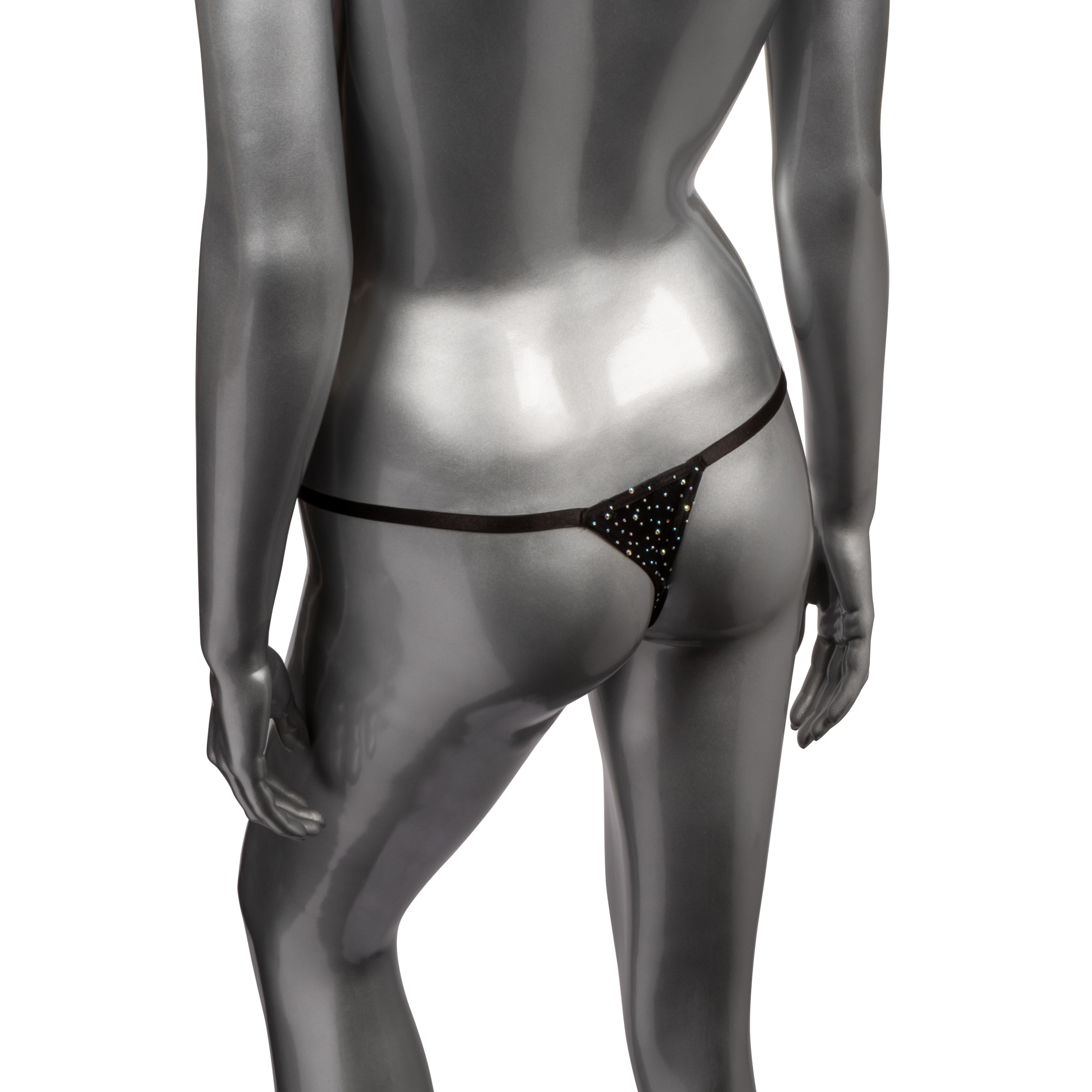 radiance crotchless thong one size black 