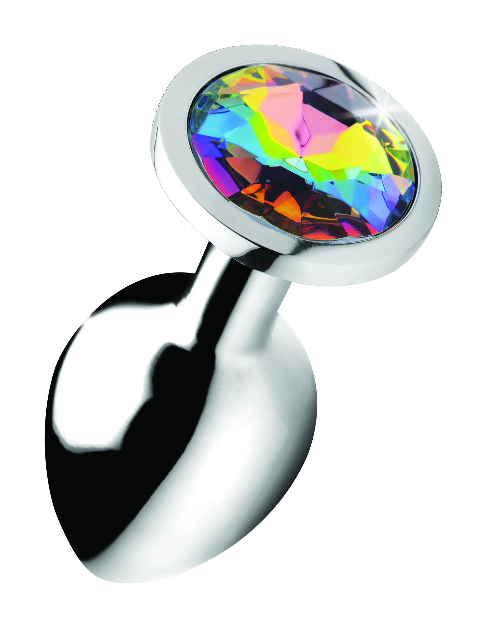 rainbow prism gem anal plug medium 