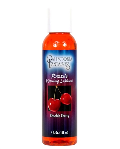 razzels warming lubricant kissable cherry  oz bottle 