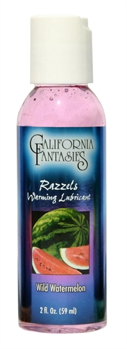 razzels warming lubricant wild watermelon  oz bottle 