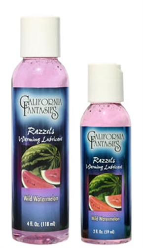 razzels warming lubricant wild watermelon  oz bottle 