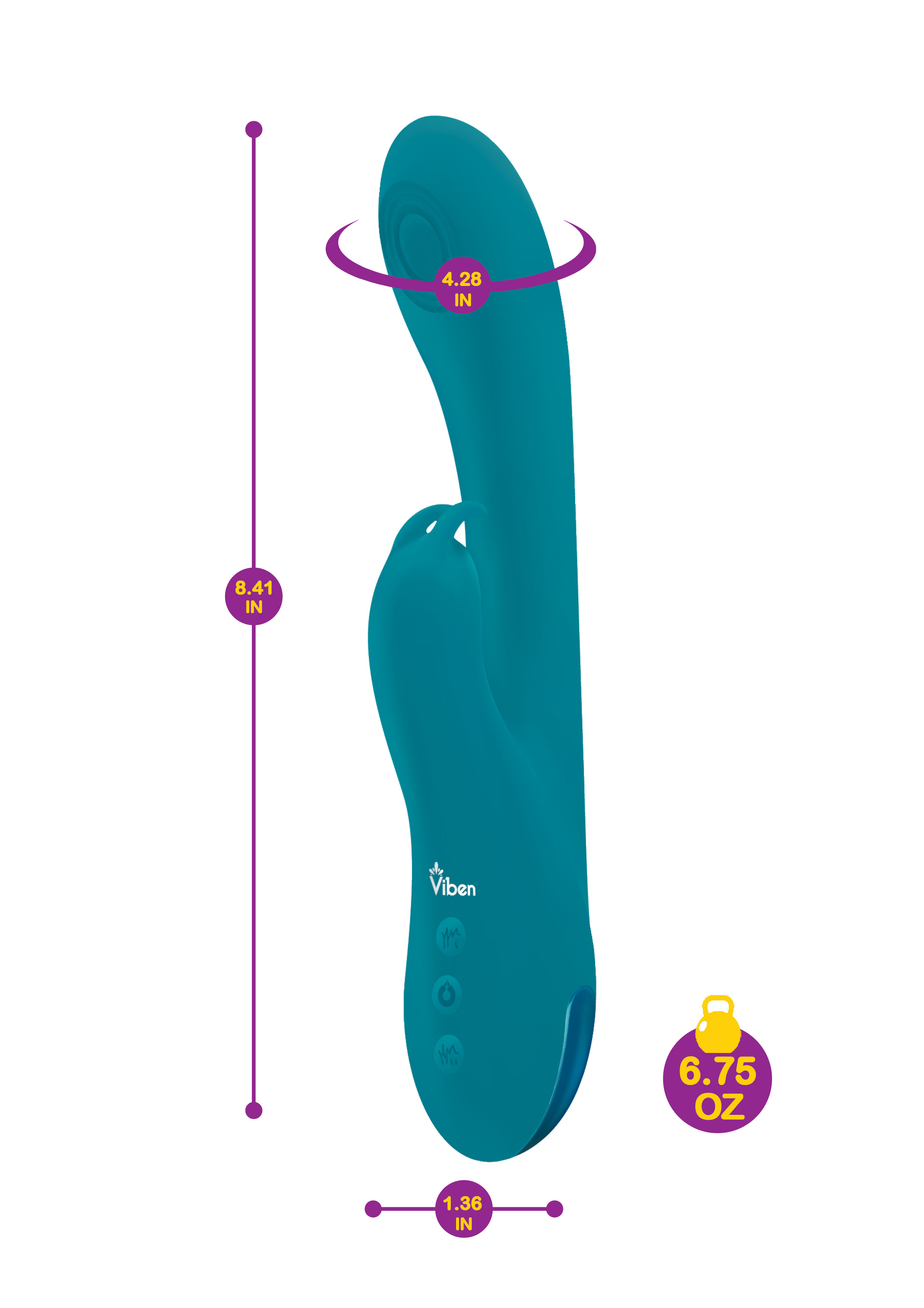 razzle ocean rechargeable thumping g spot  rabbit 