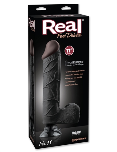 real feel deluxe no  inch black 