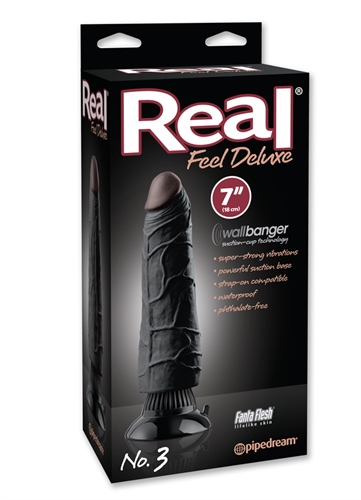 real feel deluxe no  inch black 