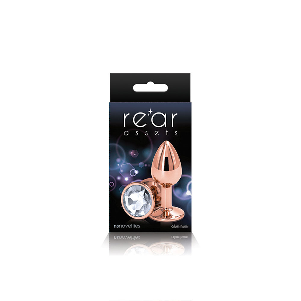 rear assets rose gold small clear 