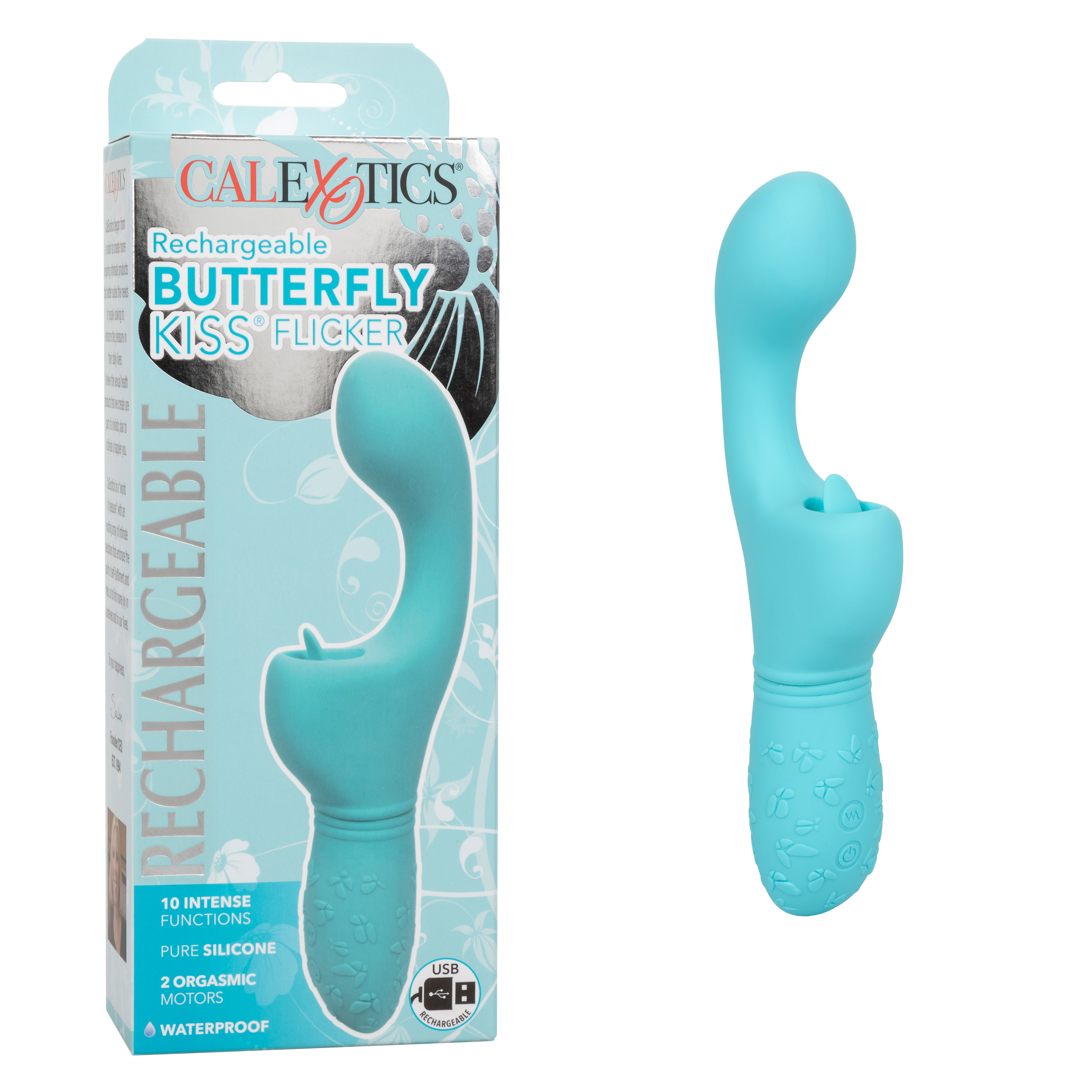 rechargeable butterfly kiss flicker blue 