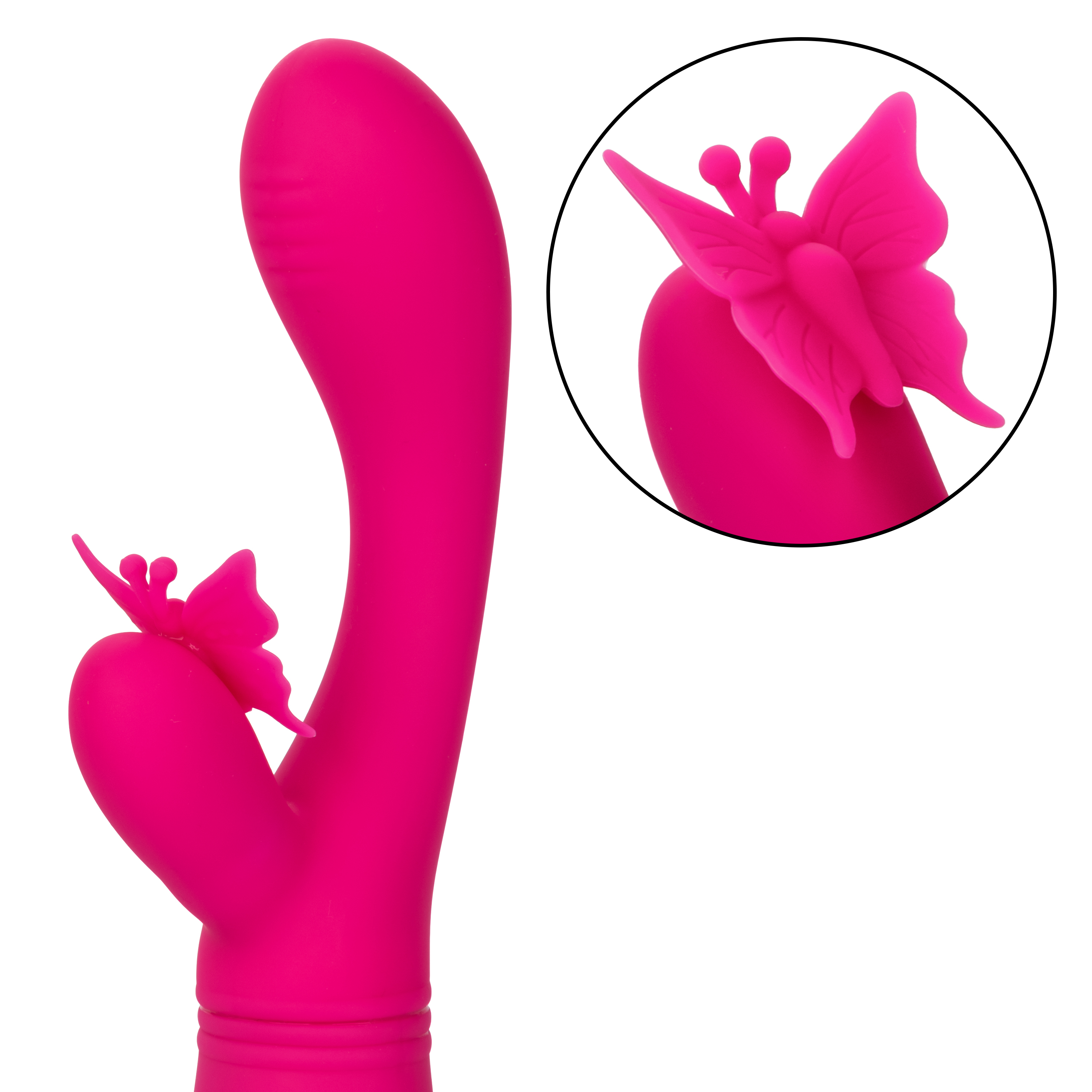 rechargeable butterfly kiss flutter pink 