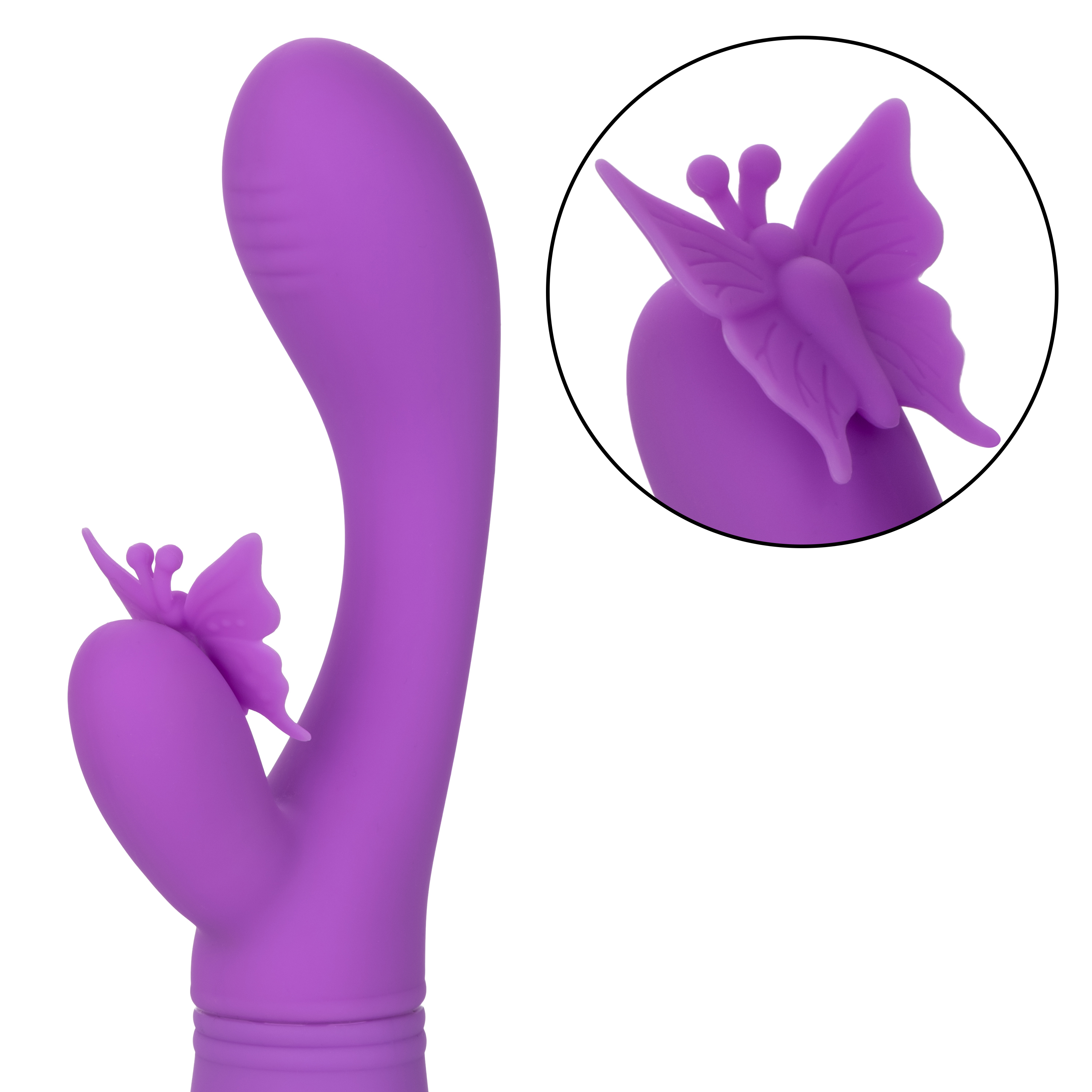 rechargeable butterfly kiss flutter purple 