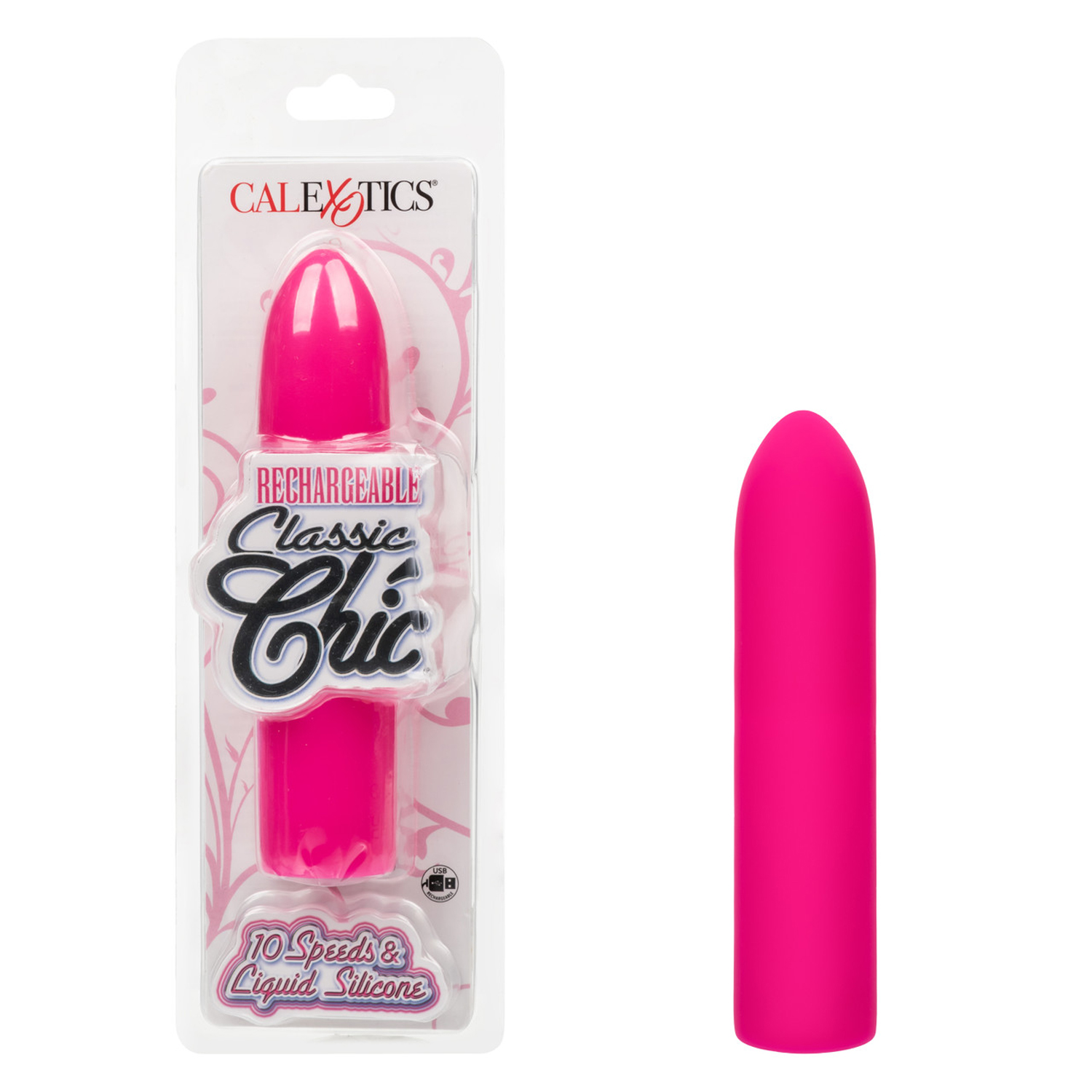 rechargeable classic chic mini pink 