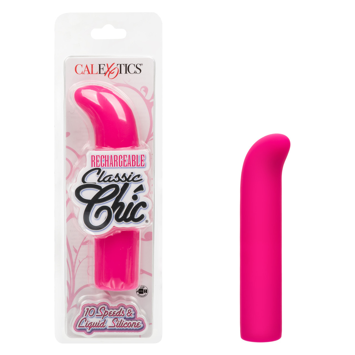 rechargeable classic chic mini “g” pink 