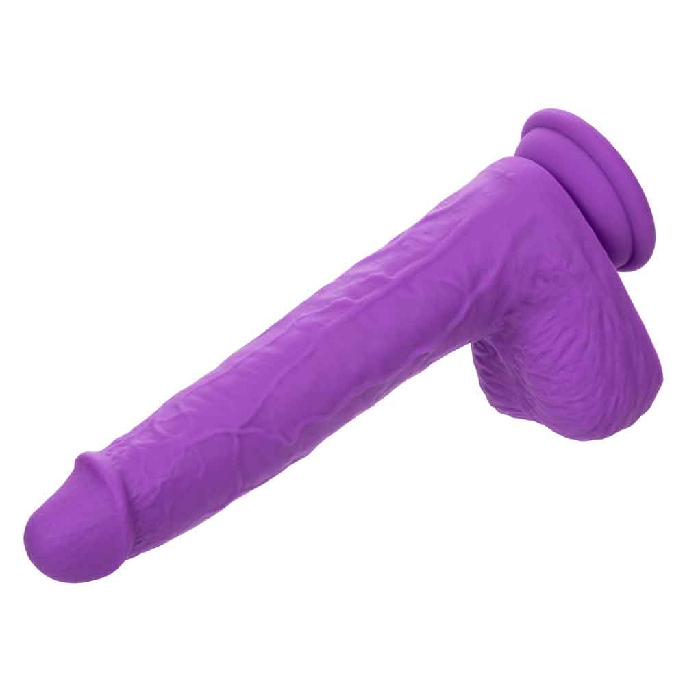 rechargeable gyrating and thrusting silicone studs purple 