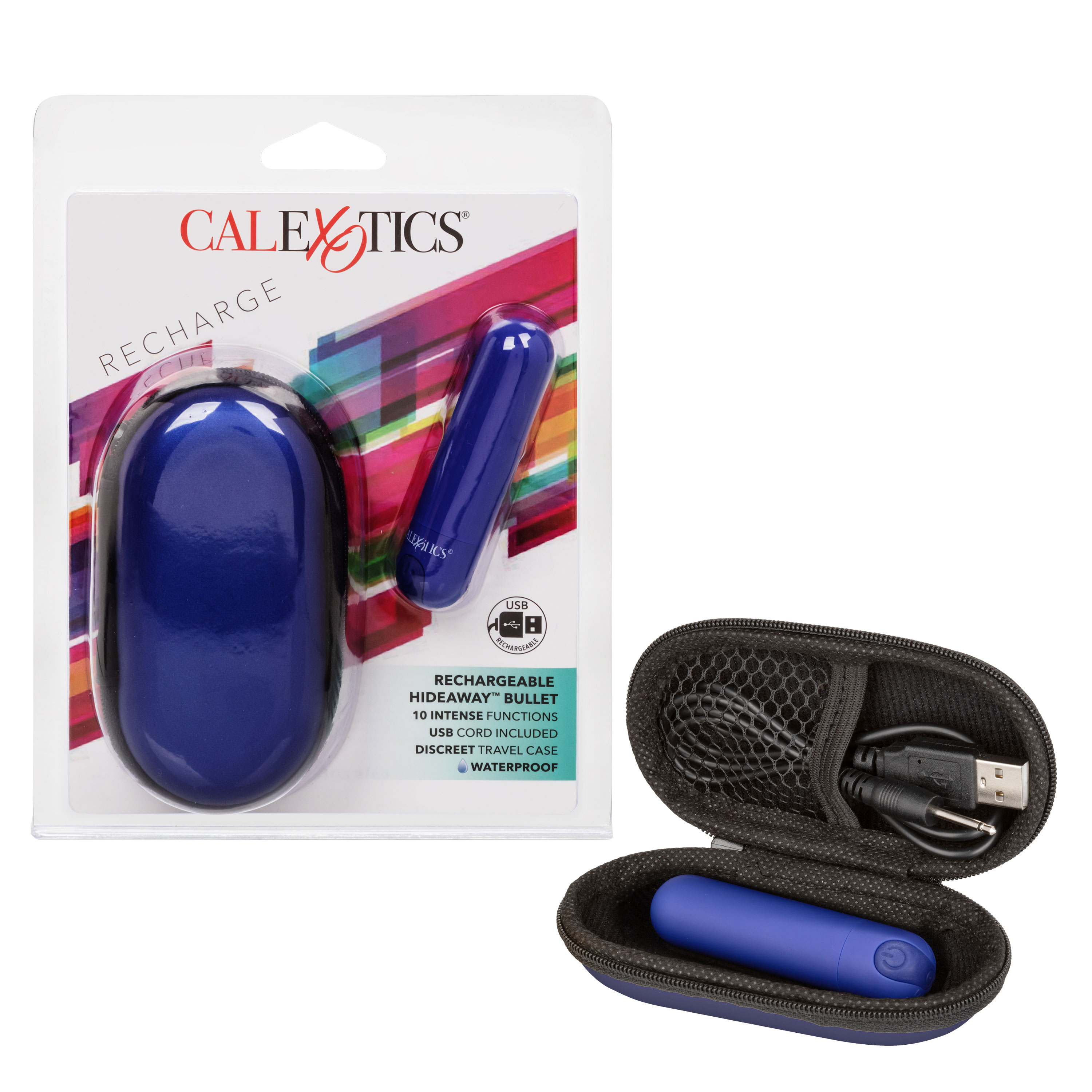 rechargeable hideaway bullet blue 