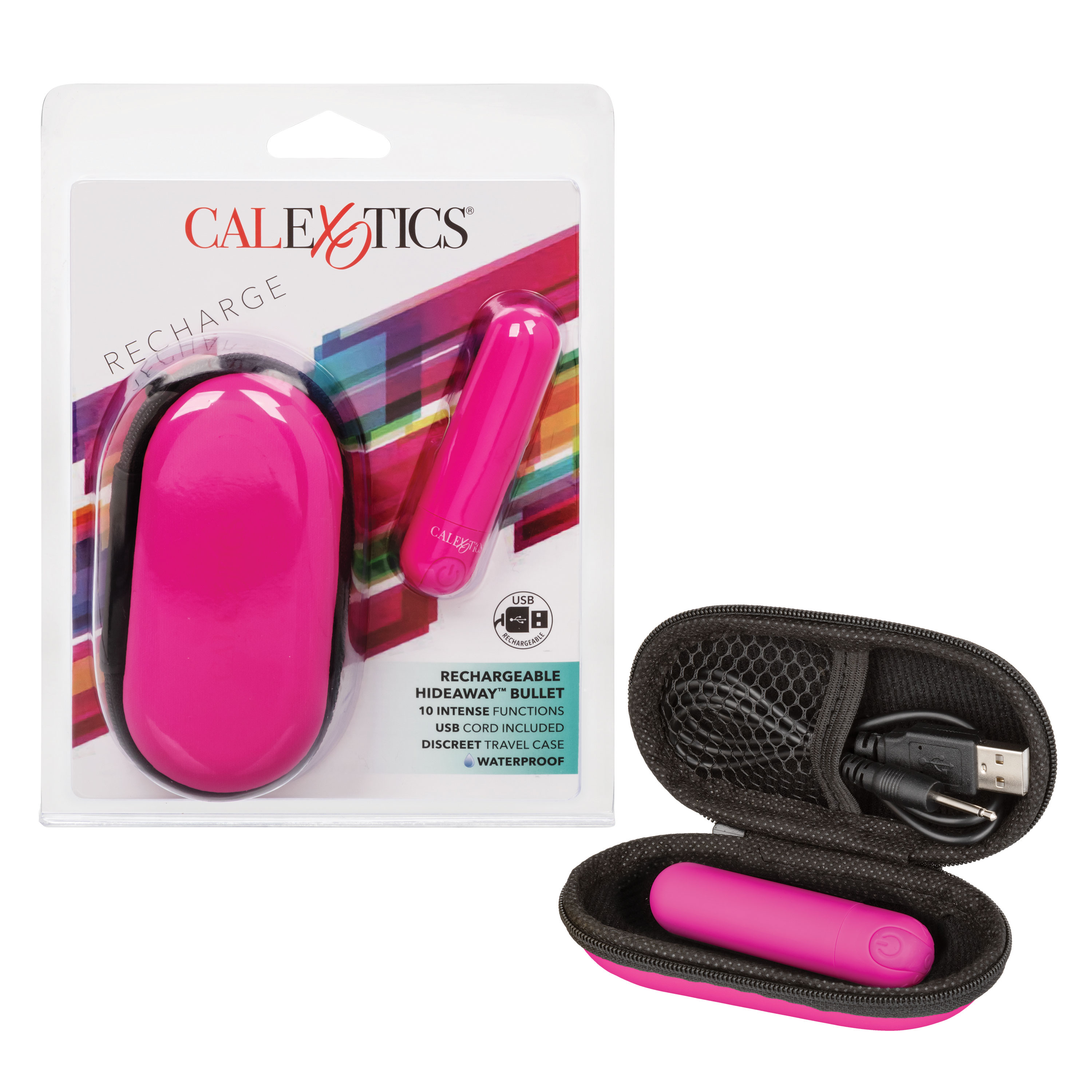 rechargeable hideaway bullet pink 