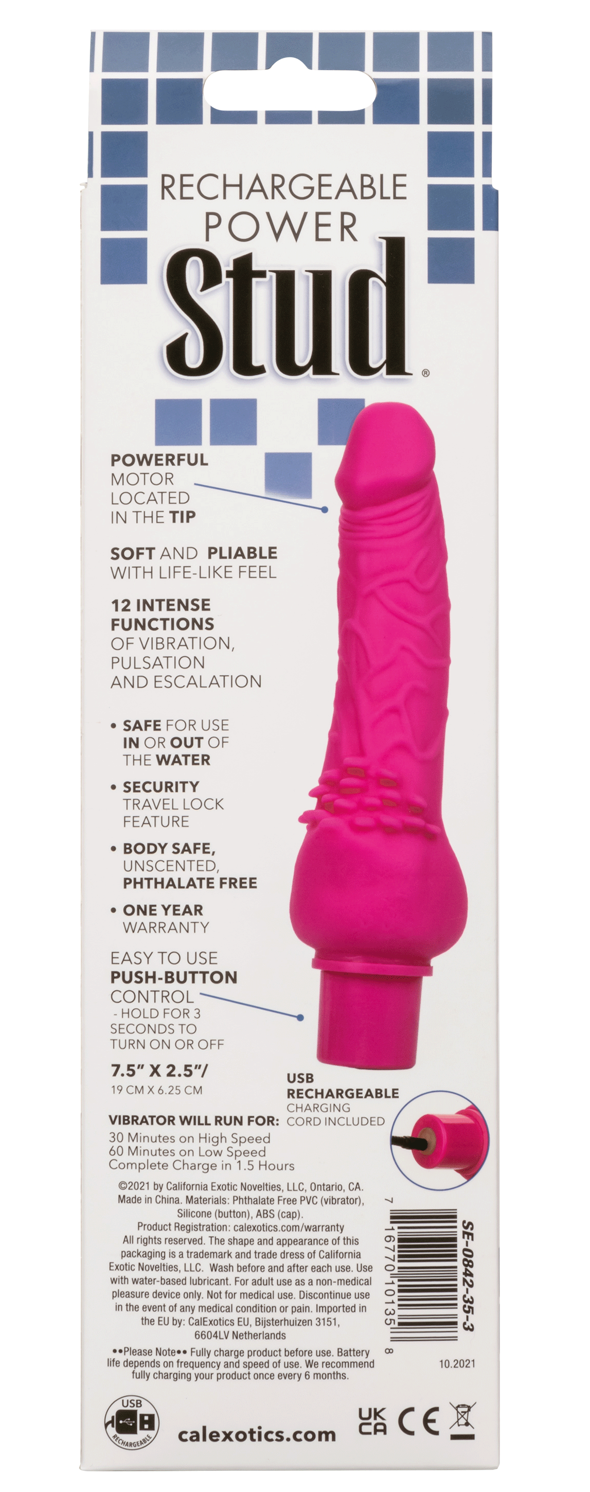 rechargeable power stud cliterrific pink .gif