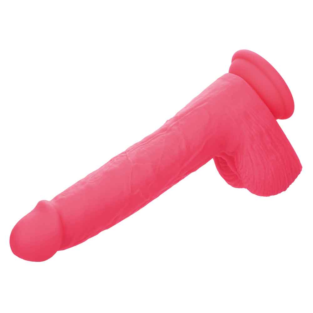 rechargeable rumbling and thrusting silicone studs pink 