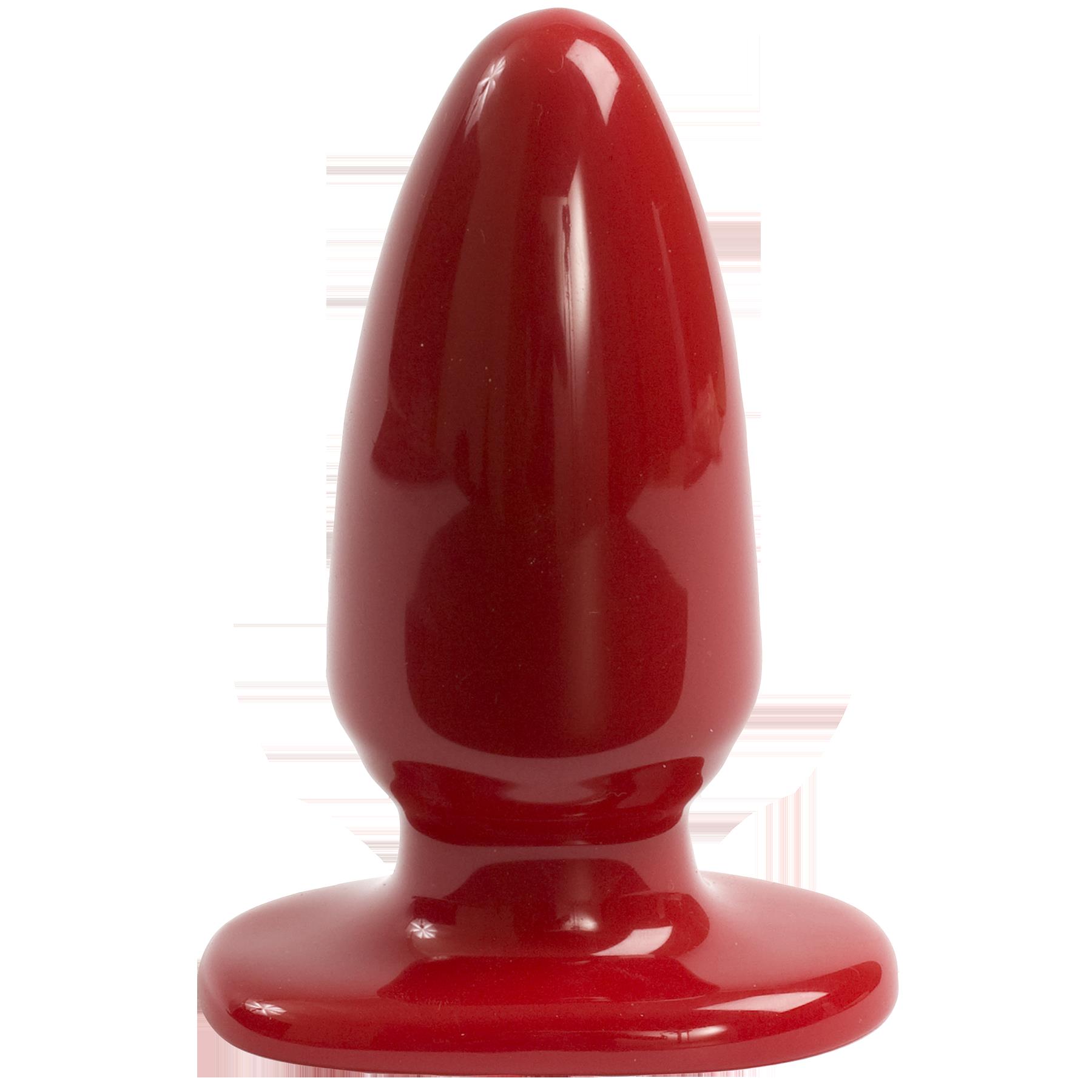 red boy large  inch butt plug 