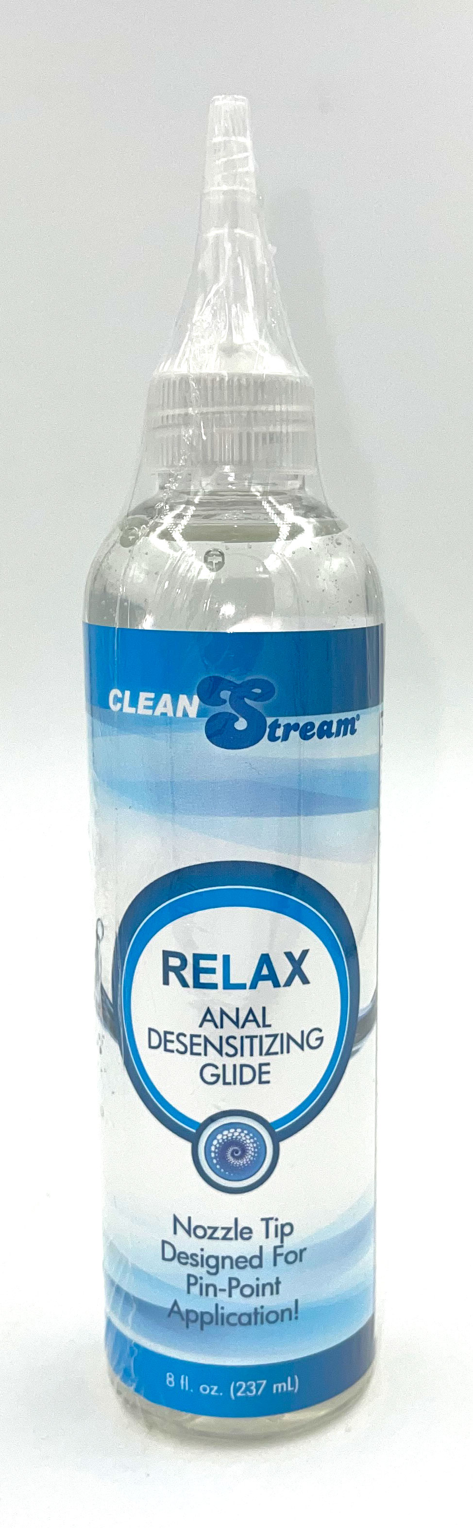 relax desensitizing anal lube with dispensing tip  oz 