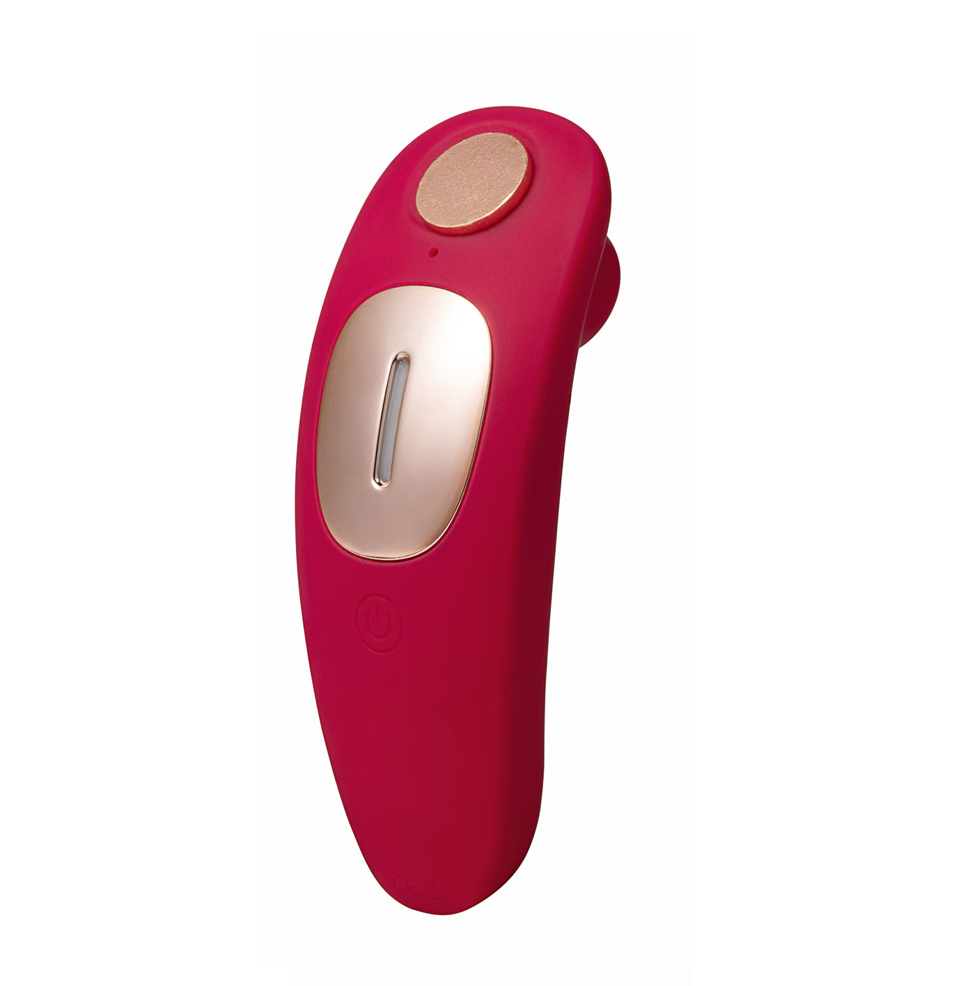 remi  function rechargeable remote control   suction panty vibe red 