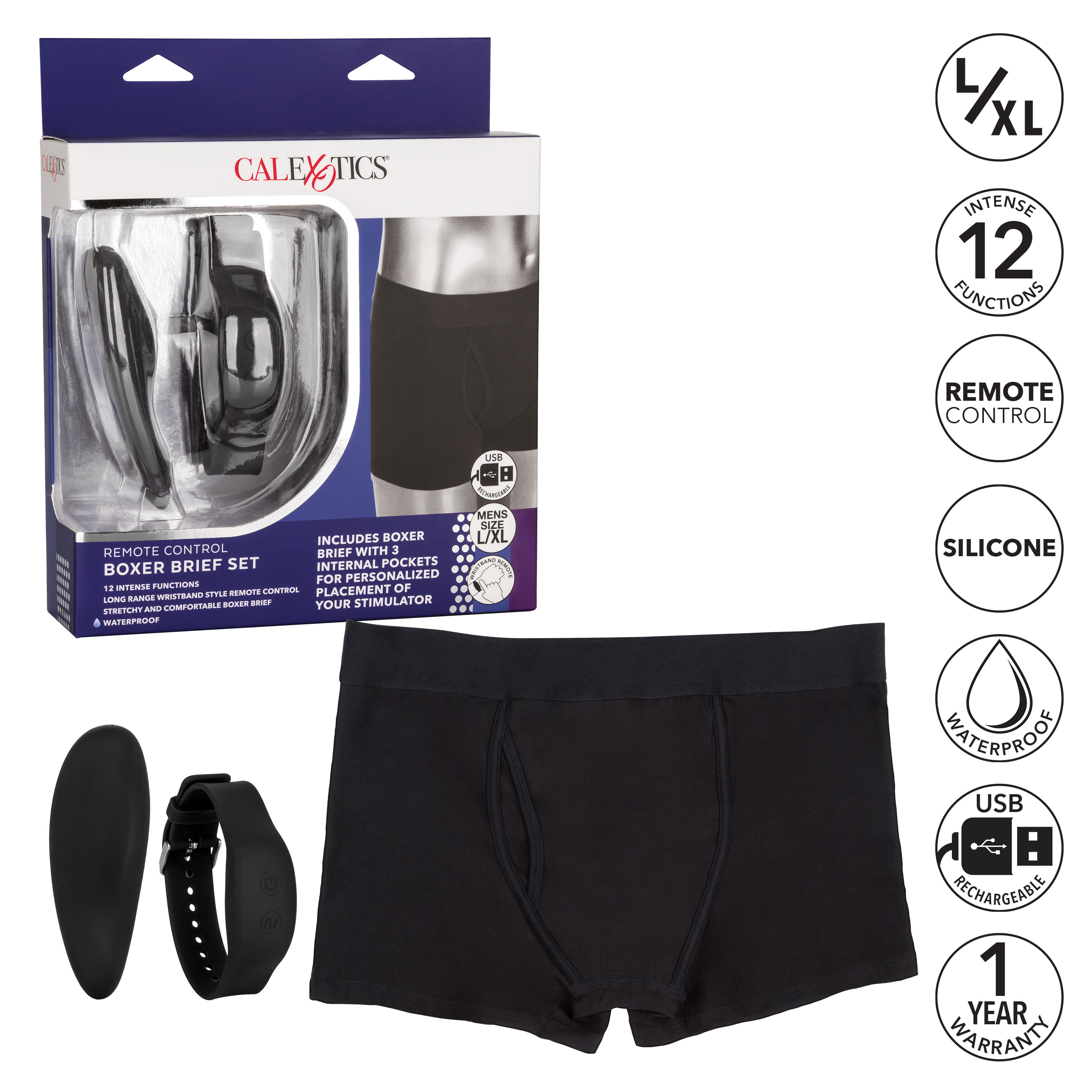 remote control boxer brief set lxl 