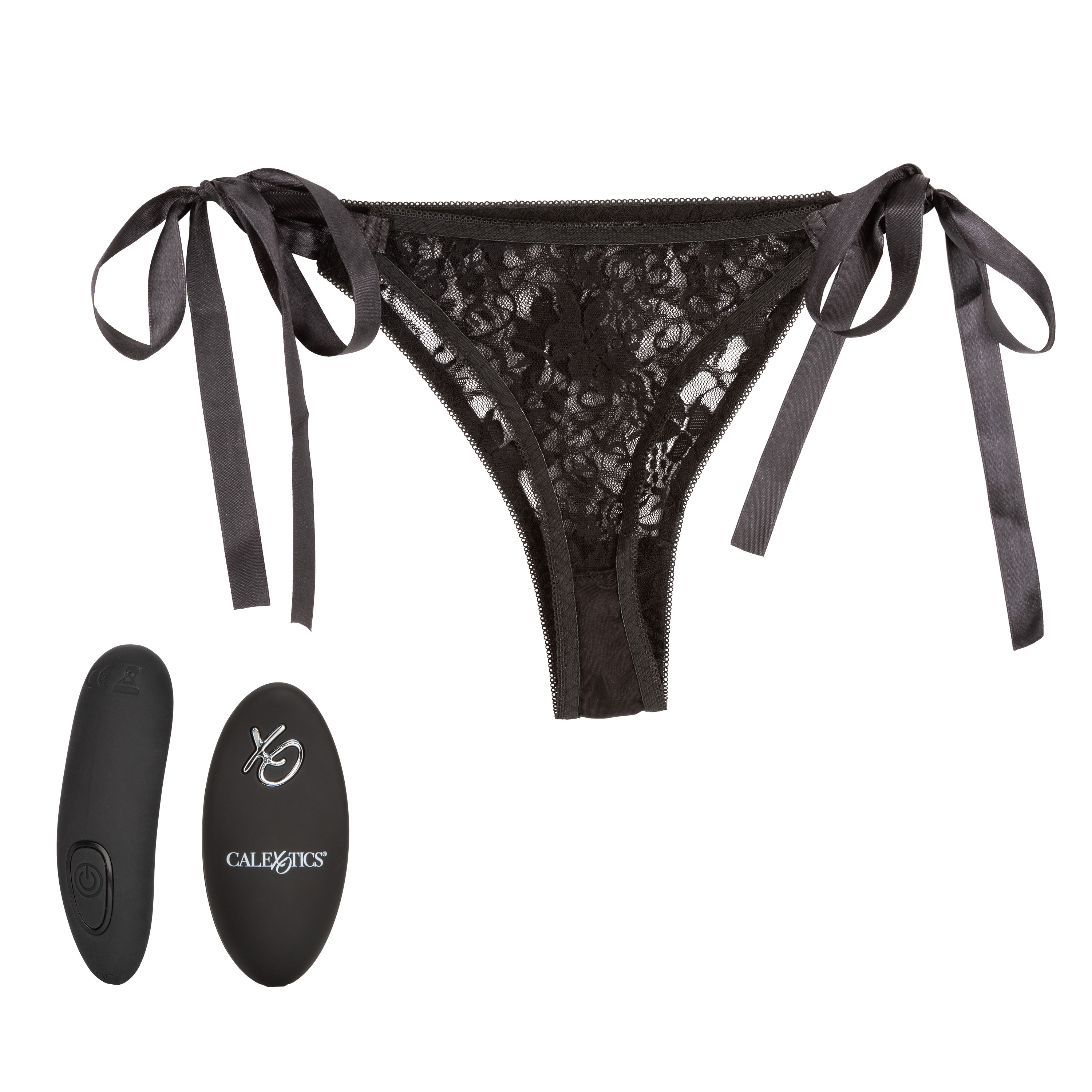 remote control lace thong set 