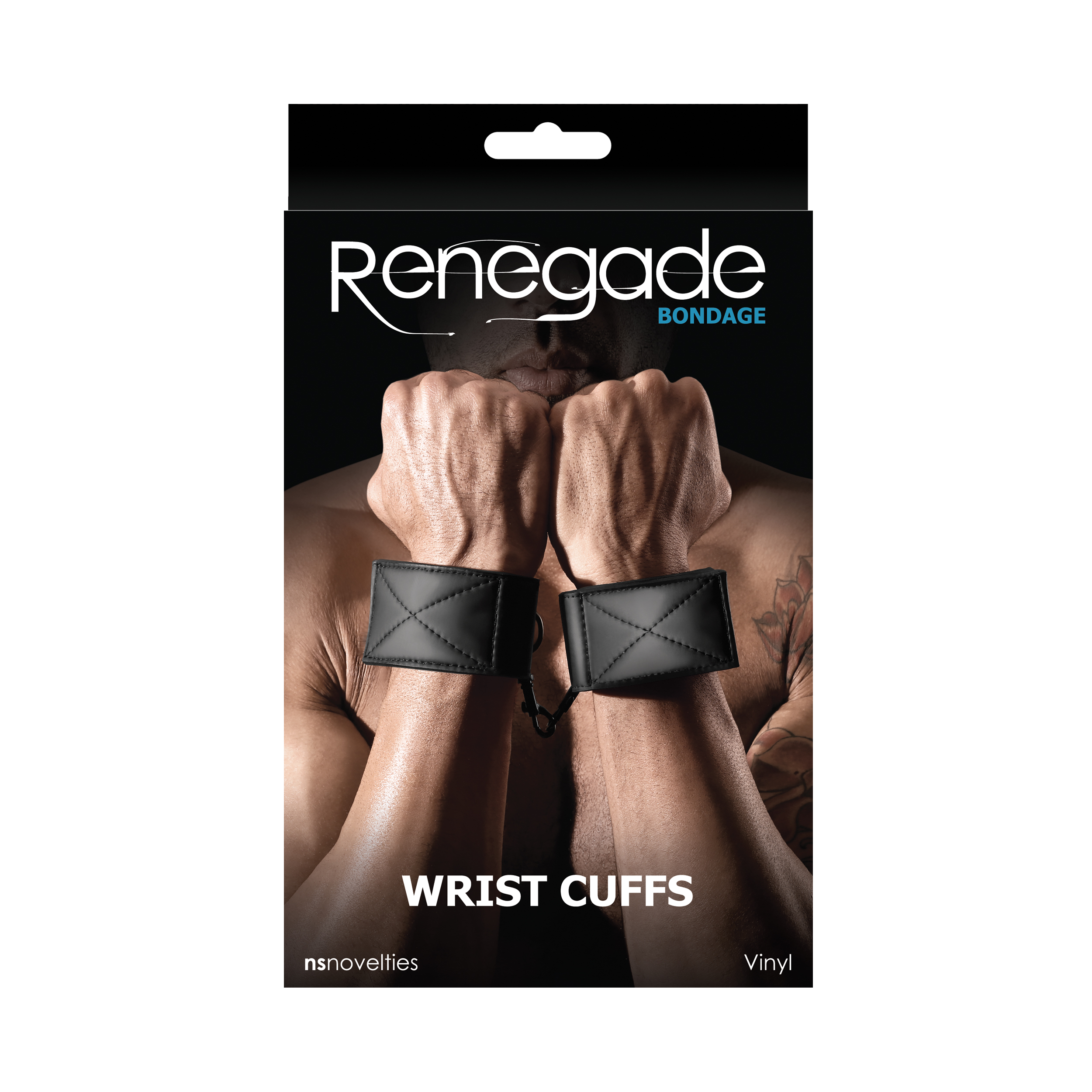 renegade bondage wrist cuff black 