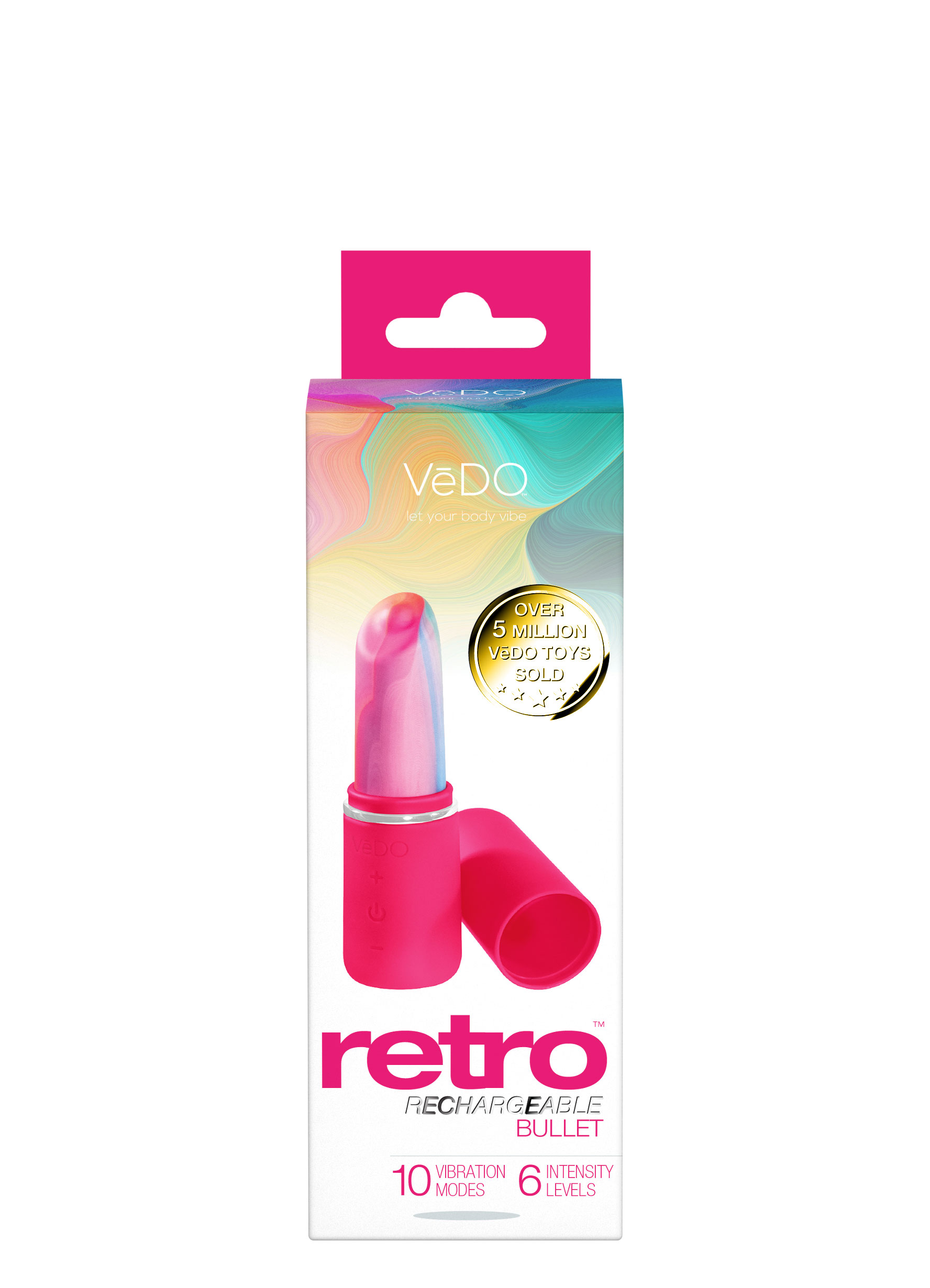 retro rechargeable bullet pink 