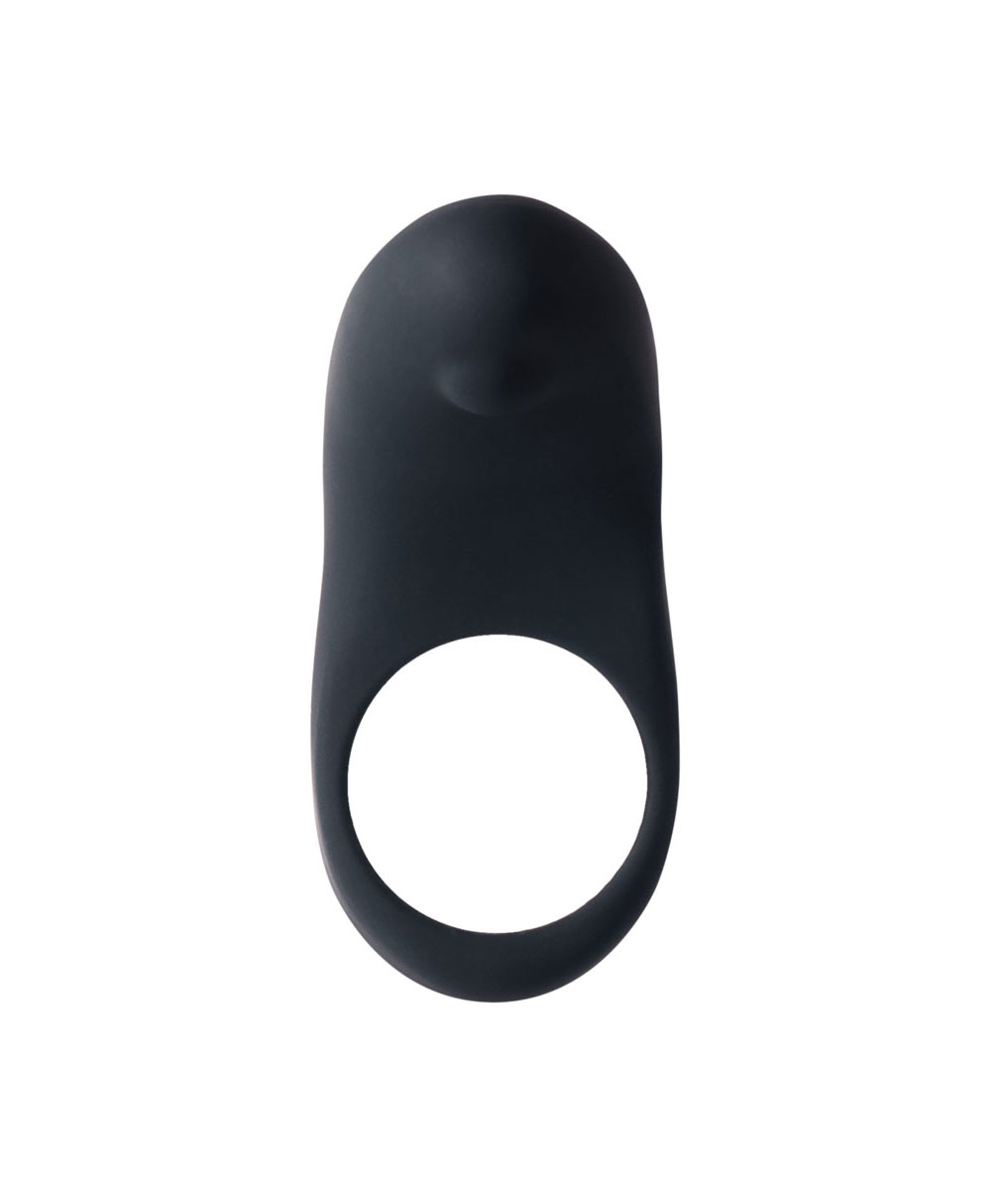 rev rechargeable vibrating c ring black 