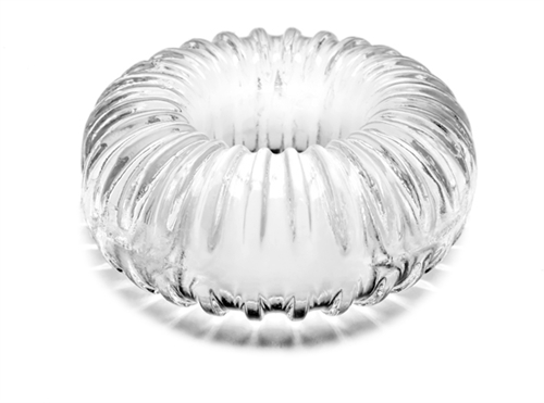 ribbed ring clear 