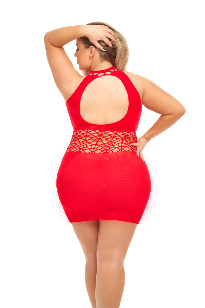 rich b phase dress queen size red 