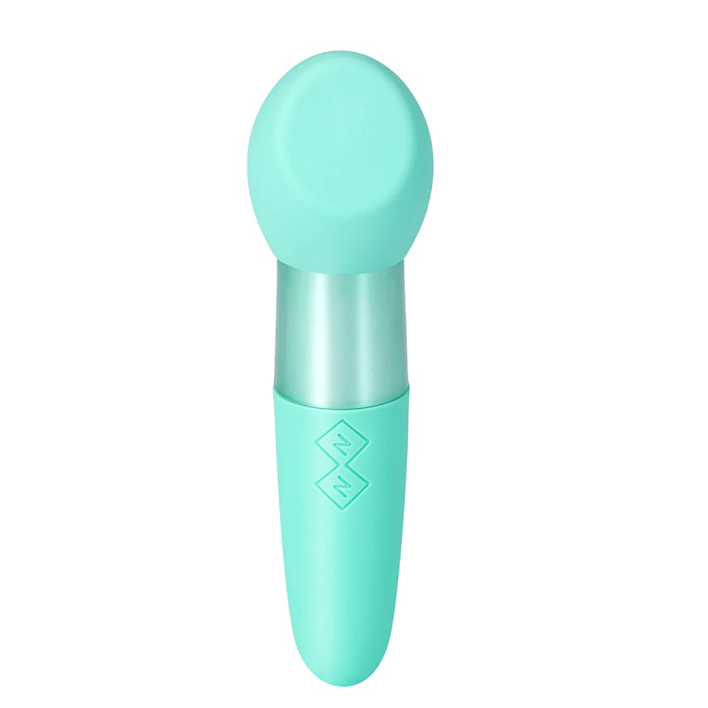 rina rechargeable dual motor silicone   function vibrator green 