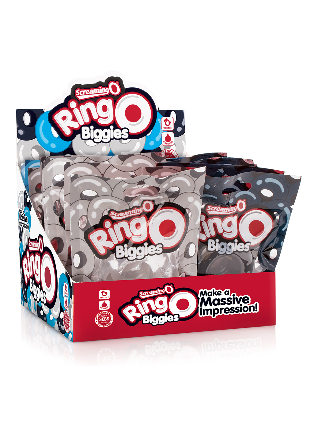 ringo biggies  count pop box display assorted 