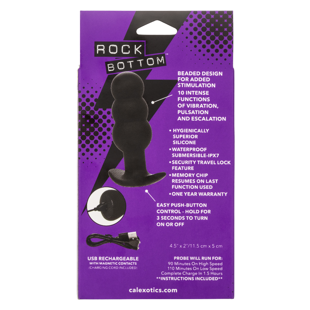 rock bottom beaded probe black 